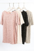 Mohair Sequin Shift Dress