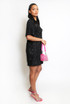 Mohair Sequin Shift Dress