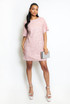 Mohair Sequin Shift Dress