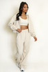 Iconic Hooded Sweatshirt And Wide Leg Jogger Set