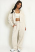 Iconic Hooded Sweatshirt And Wide Leg Jogger Set