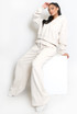 Iconic Cropped Hoodie And Wide Leg Jogger Set