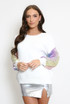 Ombre Sequin Sleeve Jumper