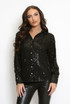 Tassel Sequin Blouse