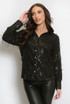 Tassel Sequin Blouse