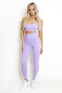 Strappy Crop Tops and Leggings Gym Set