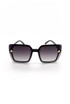 Square Ombre Sunglasses With Gold Bee