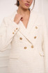 Textured Tweed Tailored Blazer