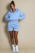 Chicago Cropped Sweatshirt And Shorts Set