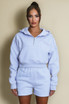 Chicago Cropped Sweatshirt And Shorts Set
