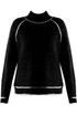 Contrast High Neck Jumper