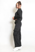 Jersey Sweatshirt And Wide Leg Cargo Set