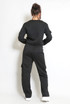 Jersey Sweatshirt And Wide Leg Cargo Set