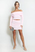 Bardot Jumper And Mini Skirt Set