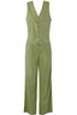 Light-Weight Waist Coat And Wide Leg Trouser Set