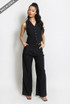 Light-Weight Waist Coat And Wide Leg Trouser Set