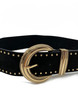 Studded Chunky Buckle Waist Belt