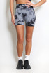 Tie Dye Print Push Up Shorts