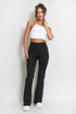 Elasticated Waist Flare Trouser