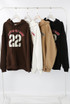 22 Slogan Hooded Sweatshirt