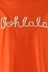 Embroidered Oohlala Slogan T-Shirt