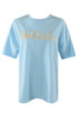 Embroidered Oohlala Slogan T-Shirt