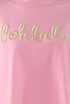 Embroidered Oohlala Slogan T-Shirt