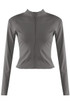 Zip Front Long Sleeve Gym Top