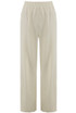 Textured Wide Leg Trouser