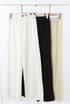 Textured Wide Leg Trouser