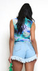 Tie Dye Mesh Top 