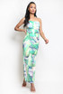 Ruched Tie Dye Bandeau And Maxi Skirt Co-Ords