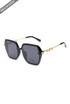 Pentagon Sunglasses With Gold Bee Arm