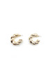 Twisted Chunky Hoop Earrings 