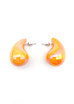 Chunky Irridescent Teardrop Earrings 