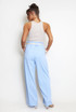 Belted Wide Leg Trouser