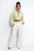 Belted Wide Leg Trouser