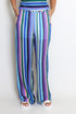 Multicoloured Stripe Flare Trouser