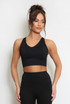 Cut Out Back Gym Crop Top