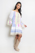 Multi Coloured Boho Crochet Dress