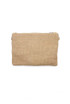 Shell Detail Nude Boho Clutch Bag 