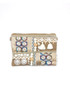 Shell Detail Nude Boho Clutch Bag 