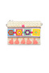 Shell And Tassel Multicoloured Boho Clutch Bag 