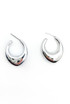 Chunky Pointed Oval Earrings 