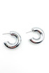 Chunky Half Hoop Earrings 