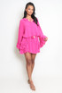 Chiffon Ruffle Tunic Dress