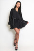 Chiffon Ruffle Tunic Dress