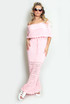 Crochet Bardot Maxi DRESS 