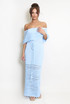 Crochet Bardot Maxi DRESS 