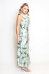 Tie Dye Print Round Neck Maxi Dress